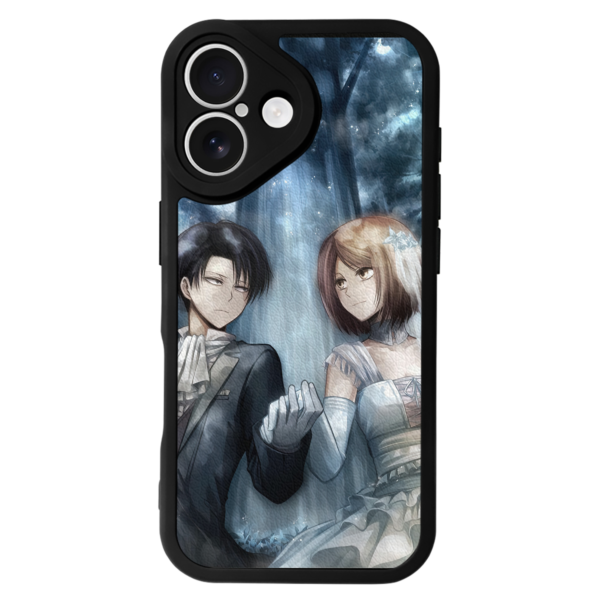 （画像用） 進撃の巨人 Attack on Titan 【iPhone 16シリーズ対応】シリコンスマホケース（レザー調） 材質：シリコン